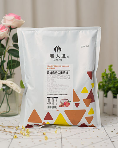 黄桃扁桃仁米浆
